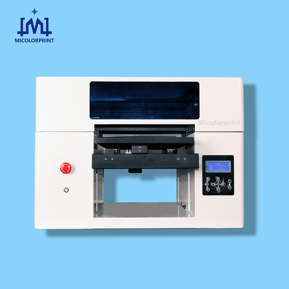 High-Resolution Digital A3 Flatbed DTG T-Shirt Printer