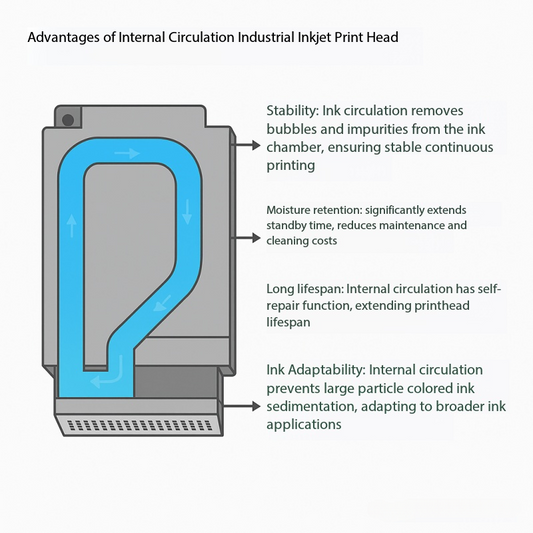 Core Advantages of Recirculating Industrial Inkjet Printheads