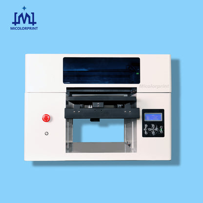 High-Resolution Digital A3 Flatbed DTG T-Shirt Printer