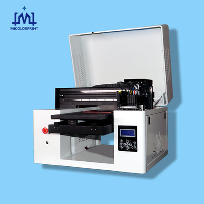 High-Resolution Digital A3 Flatbed DTG T-Shirt Printer